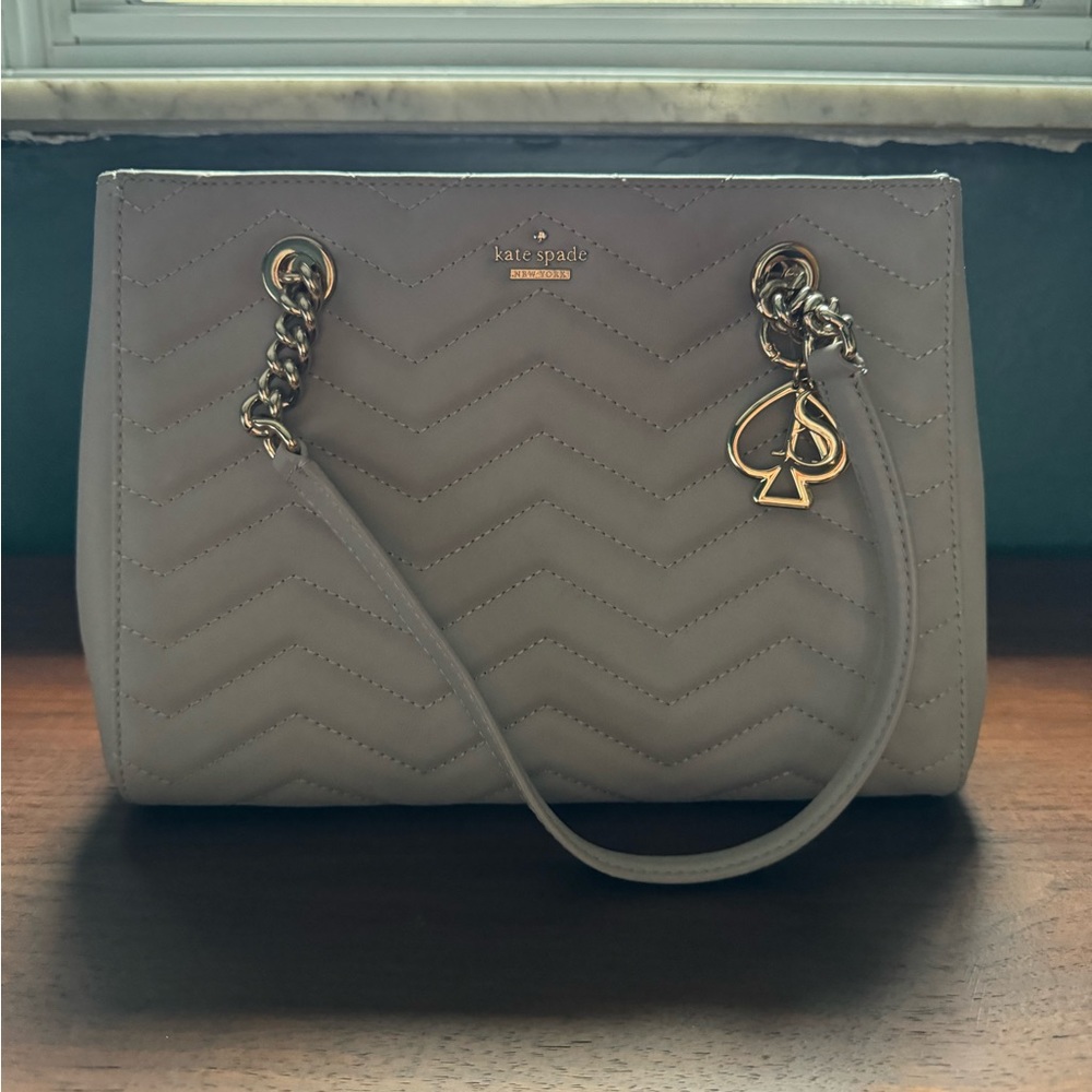 Kate spade ash grey Reese park purse